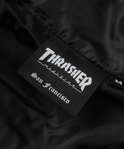 THRASHER(スラッシャー)の「【70】【THRASHER/スラッシャー】チェック柄 マウンテンパーカー/ウインドブレーカー/ブルゾン/ジャケット/ライトアウター/フーディー/オーバーサイズ/スケーター/ロゴ刺繍/ユニセックス/レディース/メンズ(ナイロンジャケット・レディース・ブルー/グリーン/ブラック・L/XL/M)」の12枚目の写真