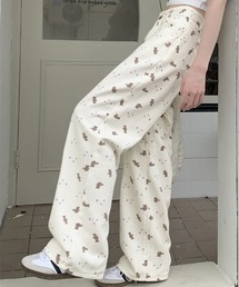 Bear pattern pants