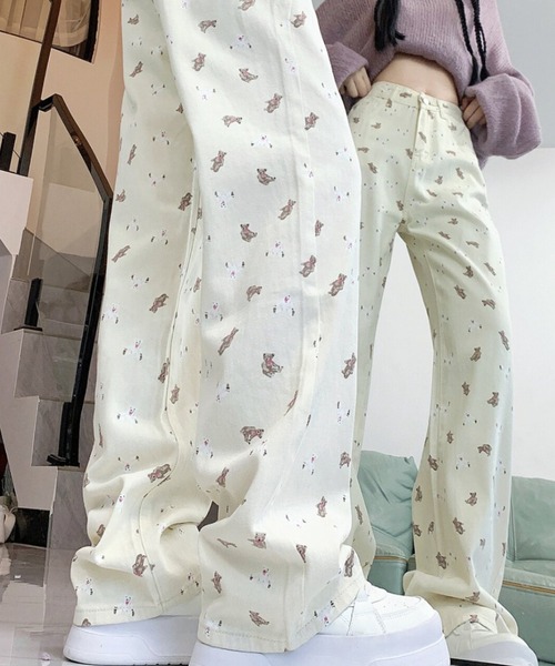 Vipoa(ヴィポア)の「Bear pattern pants(その他パンツ・レディース・アイボリー・LARGE/MEDIUM)」の20枚目の写真