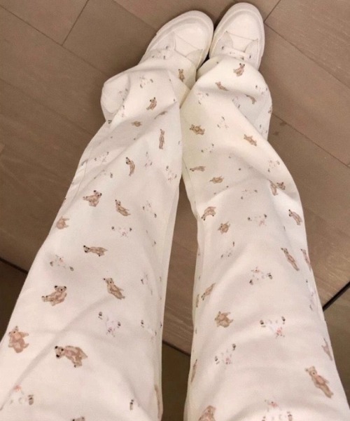 Vipoa(ヴィポア)の「Bear pattern pants(その他パンツ・レディース・アイボリー・LARGE/MEDIUM)」の21枚目の写真