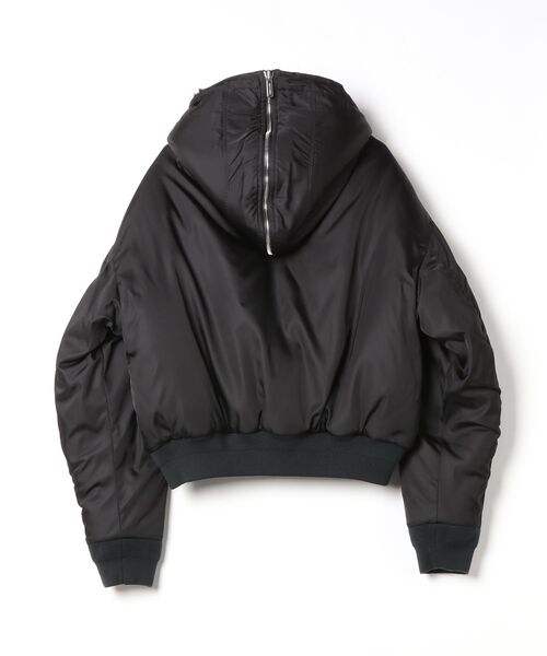 DSQUARED2（ディースクエアード）の「Aviator Hooded Bomber/0252（ミリタリージャケット・メンズ・ブラック・48/46/50）」の2枚目の写真