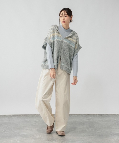 GLOBAL WORK(グローバルワーク)の「インディゴベロアパンツ/1049618(その他パンツ・レディース・オフホワイト/ブルー・MEDIUM/LARGE)」の21枚目の写真