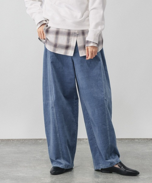 GLOBAL WORK(グローバルワーク)の「インディゴベロアパンツ/1049618(その他パンツ・レディース・オフホワイト/ブルー・MEDIUM/LARGE)」の15枚目の写真
