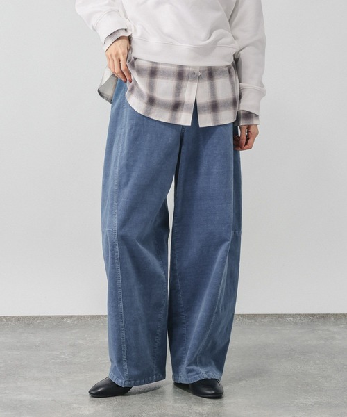 GLOBAL WORK(グローバルワーク)の「インディゴベロアパンツ/1049618(その他パンツ・レディース・オフホワイト/ブルー・MEDIUM/LARGE)」の16枚目の写真