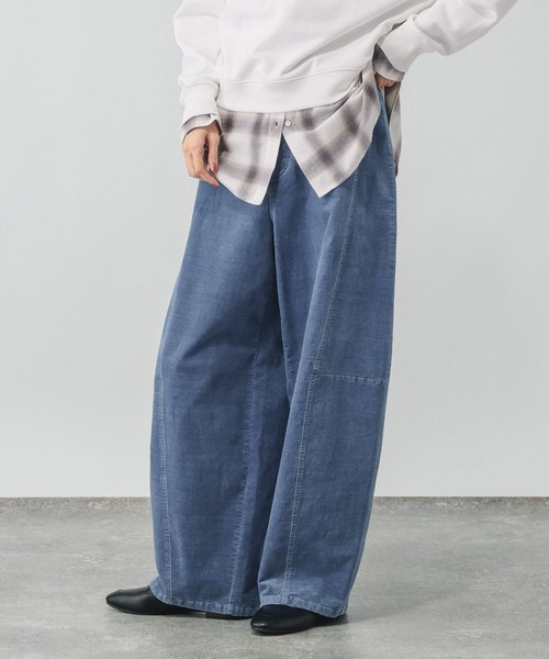GLOBAL WORK(グローバルワーク)の「インディゴベロアパンツ/1049618(その他パンツ・レディース・オフホワイト/ブルー・MEDIUM/LARGE)」の17枚目の写真