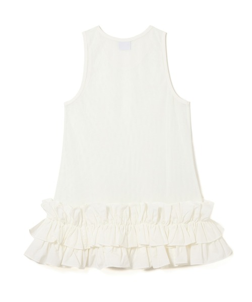 NON TOKYO（ノントーキョー）の「FRILL MESH TANK-TOP（タンクトップ・レディース・ピンク/ブルー/ホワイト・FREE）」の14枚目の写真