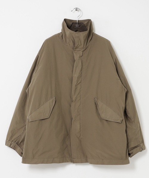 ATON(エイトン)の「ATON SHORT MODS COAT(モッズコート・メンズ・ブラック/ベージュ系その他・4/6)」の1枚目の写真