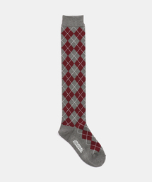 GLEN CLYDE（グレンクライド）の「【GLEN CLYDE】 アーガイルWOOLハイSOX（ソックス/靴下）」