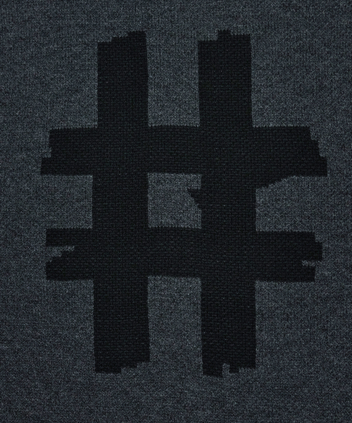 BEENTRILL(ビントリル)の「ソーホー ハッシュタグ カーディガン(チャコール)(カーディガン/ボレロ・レディース・その他・SMALL/MEDIUM/LARGE/X-LARGE)」の4枚目の写真