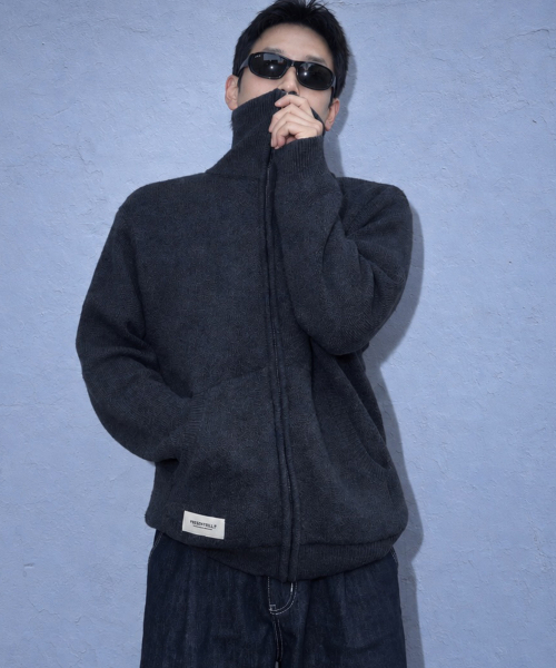BEENTRILL(ビントリル)の「ソーホー ハッシュタグ カーディガン(チャコール)(カーディガン/ボレロ・レディース・その他・SMALL/MEDIUM/LARGE/X-LARGE)」の7枚目の写真