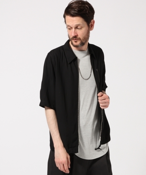 HARE（ハレ）の「シャツMA-1/5分袖(HARE)（シャツ/ブラウス・メンズ・グレー/ブラック/ブラウン・SMALL/MEDIUM/LARGE）」の17枚目の写真
