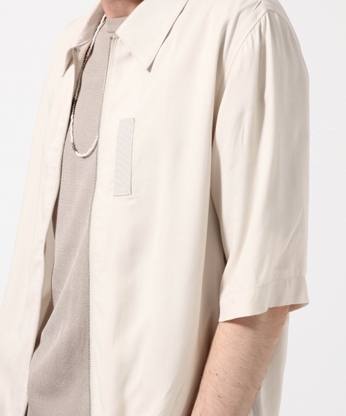 HARE（ハレ）の「シャツMA-1/5分袖(HARE)（シャツ/ブラウス・メンズ・グレー/ブラック/ブラウン・SMALL/MEDIUM/LARGE）」の19枚目の写真