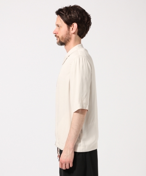 HARE（ハレ）の「シャツMA-1/5分袖(HARE)（シャツ/ブラウス・メンズ・グレー/ブラック/ブラウン・SMALL/MEDIUM/LARGE）」の12枚目の写真