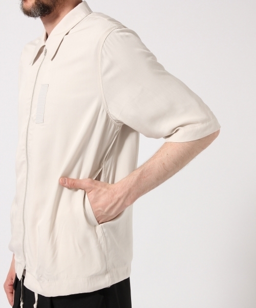 HARE（ハレ）の「シャツMA-1/5分袖(HARE)（シャツ/ブラウス・メンズ・グレー/ブラック/ブラウン・SMALL/MEDIUM/LARGE）」の4枚目の写真