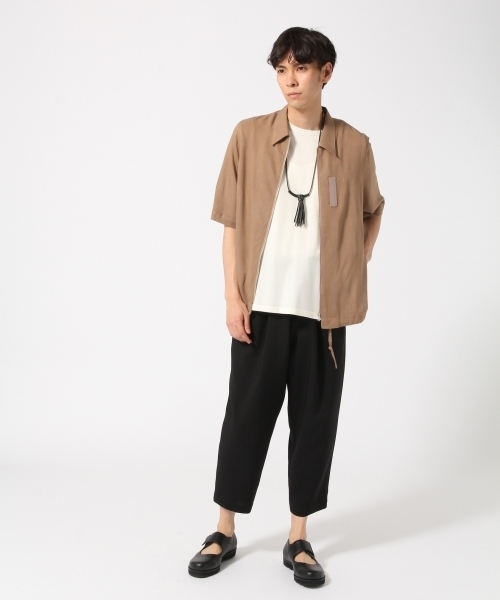HARE（ハレ）の「シャツMA-1/5分袖(HARE)（シャツ/ブラウス・メンズ・グレー/ブラック/ブラウン・SMALL/MEDIUM/LARGE）」の20枚目の写真
