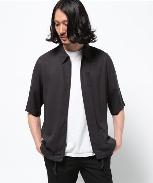 HARE（ハレ）の「シャツMA-1/5分袖(HARE)（シャツ/ブラウス・メンズ・グレー/ブラック/ブラウン・SMALL/MEDIUM/LARGE）」の21枚目の写真