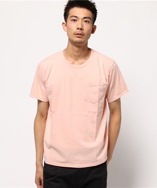 Brentwood（ブレントウッド）の「CREW NECK POCKET S/S クルーネックポケットTシャツ（Tシャツ/カットソー・メンズ・イエロー/ネイビー/ホワイト/ブラック/ライトピンク・X-SMALL/LARGE/SMALL/MEDIUM）」の5枚目の写真