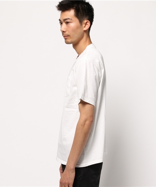 Brentwood（ブレントウッド）の「CREW NECK POCKET S/S クルーネックポケットTシャツ（Tシャツ/カットソー・メンズ・イエロー/ネイビー/ホワイト/ブラック/ライトピンク・X-SMALL/LARGE/SMALL/MEDIUM）」の12枚目の写真