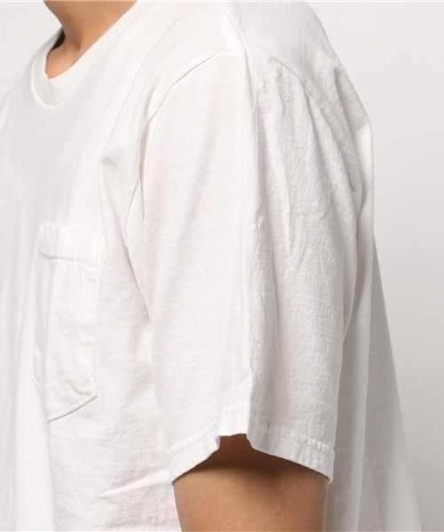 Brentwood（ブレントウッド）の「CREW NECK POCKET S/S クルーネックポケットTシャツ（Tシャツ/カットソー・メンズ・イエロー/ネイビー/ホワイト/ブラック/ライトピンク・X-SMALL/LARGE/SMALL/MEDIUM）」の8枚目の写真