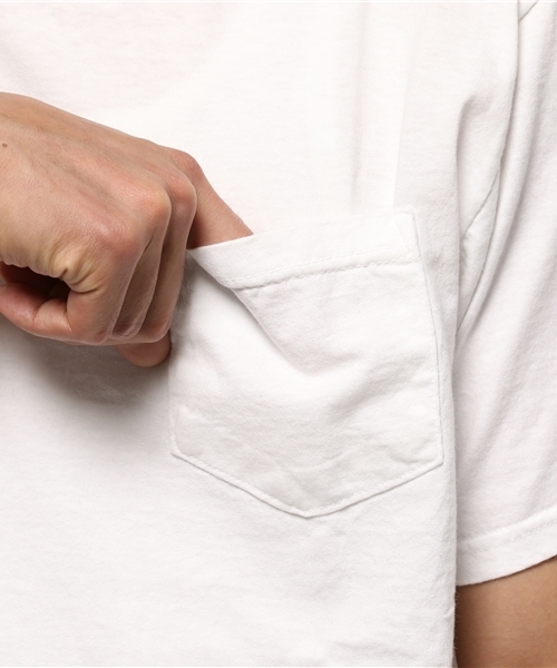 Brentwood（ブレントウッド）の「CREW NECK POCKET S/S クルーネックポケットTシャツ（Tシャツ/カットソー・メンズ・イエロー/ネイビー/ホワイト/ブラック/ライトピンク・X-SMALL/LARGE/SMALL/MEDIUM）」の9枚目の写真