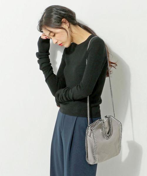 UNITED ARROWS（ユナイテッドアローズ）の「＜STELLA McCARTNEY (ステラ マッカートニー)＞ FARA MINI ショルダーBAG（ショルダーバッグ・レディース・ブラック/ライトグレー/ワインレッド・フリー）」の11枚目の写真