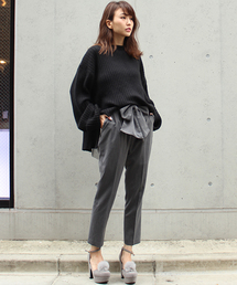 MICOAMERI | テーパードリボンパンツ(その他パンツ)