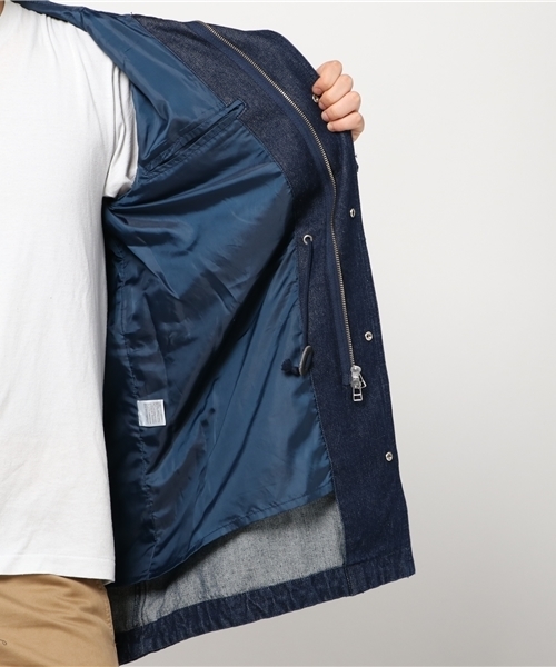 Denime（ドゥニーム）の「デニムモッズコート（ミリタリージャケット・メンズ・ネイビー/ブルー・LARGE/MEDIUM/X-LARGE）」の16枚目の写真