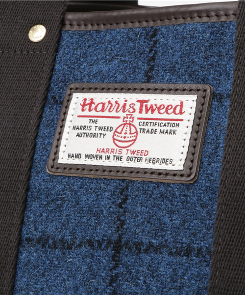 HARRIS TWEED（ハリスツイード）の「【Harris Tweed】ハリスツイード トートバッグS（トートバッグ・レディース・ブルー系その他/ライトグレー/レッド・ONE SIZE）」の8枚目の写真