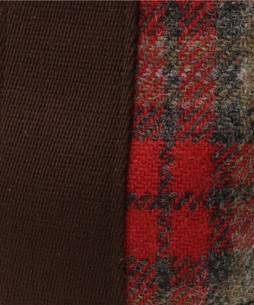 HARRIS TWEED（ハリスツイード）の「【Harris Tweed】ハリスツイード トートバッグS（トートバッグ・レディース・ブルー系その他/ライトグレー/レッド・ONE SIZE）」の10枚目の写真