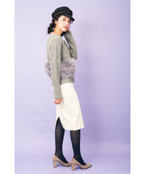 DOLLUPOOPS(ドールアップウップス)の「<doll up oops> ターキーフェザー ジャケット(その他アウター・レディース・ブラック/グレー・38)」の16枚目の写真