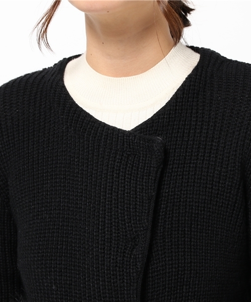 DOLLUPOOPS(ドールアップウップス)の「<doll up oops> ターキーフェザー ジャケット(その他アウター・レディース・ブラック/グレー・38)」の6枚目の写真