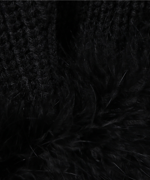 DOLLUPOOPS(ドールアップウップス)の「<doll up oops> ターキーフェザー ジャケット(その他アウター・レディース・ブラック/グレー・38)」の10枚目の写真