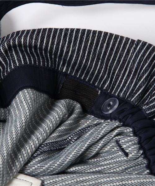 SweetMommy（スウィートマミー）の「【ZOZO限定】サスペンダー付き 2WAYロングデニムスカート（マタニティウェア/グッズ・レディース・カーキ/ネイビー/ストライプ/ダークネイビー・FREE）」の8枚目の写真