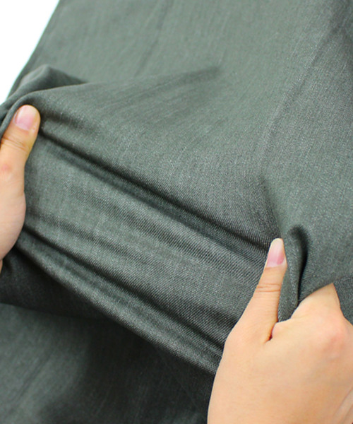 SweetMommy（スウィートマミー）の「【ZOZO限定】サスペンダー付き 2WAYロングデニムスカート（マタニティウェア/グッズ・レディース・カーキ/ネイビー/ストライプ/ダークネイビー・FREE）」の19枚目の写真