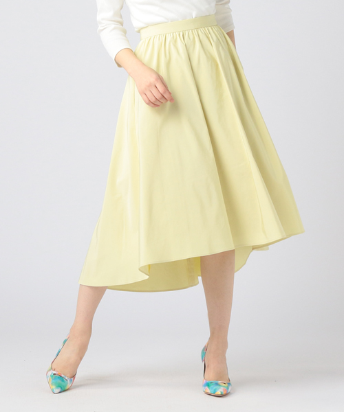 ESTNATION（エストネーション）の「ESTNATION フレアースカート（スカート・レディース・ピンク/イエロー/オフホワイト/ライトブルー・36/38）」の3枚目の写真