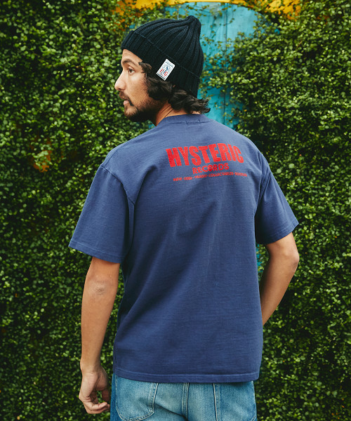 HYSTERIC GLAMOUR（ヒステリックグラマー）の「HYS RECORDS pt T-SH（Tシャツ/カットソー・メンズ・ネイビー/ホワイト/ブラック・MEDIUM/LARGE/SMALL/X-SMALL）」の5枚目の写真
