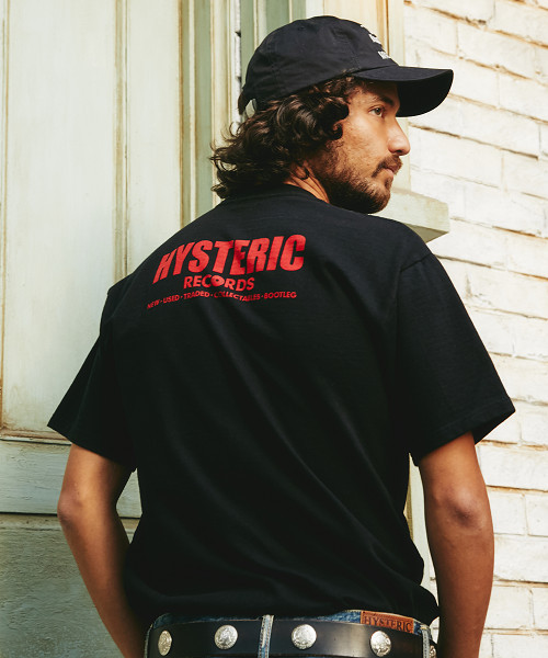 HYSTERIC GLAMOUR（ヒステリックグラマー）の「HYS RECORDS pt T-SH（Tシャツ/カットソー・メンズ・ネイビー/ホワイト/ブラック・MEDIUM/LARGE/SMALL/X-SMALL）」の17枚目の写真