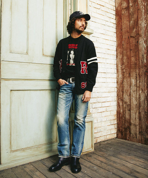 HYSTERIC GLAMOUR（ヒステリックグラマー）の「HYS RECORDS pt T-SH（Tシャツ/カットソー・メンズ・ネイビー/ホワイト/ブラック・MEDIUM/LARGE/SMALL/X-SMALL）」の16枚目の写真