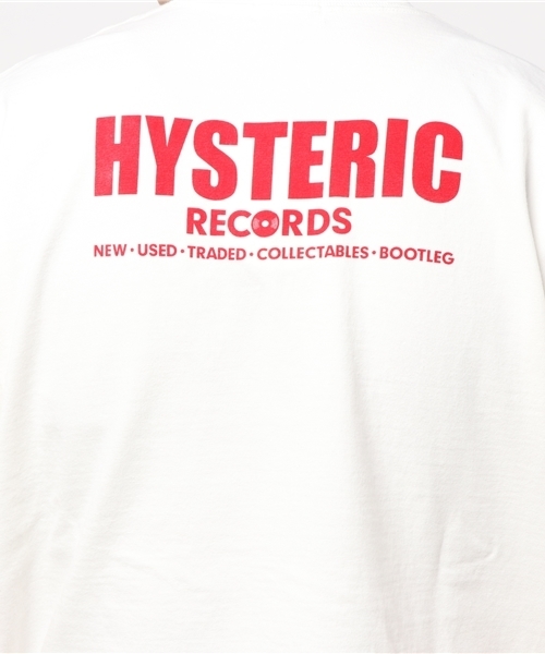 HYSTERIC GLAMOUR（ヒステリックグラマー）の「HYS RECORDS pt T-SH（Tシャツ/カットソー・メンズ・ネイビー/ホワイト/ブラック・MEDIUM/LARGE/SMALL/X-SMALL）」の11枚目の写真
