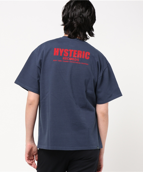 HYSTERIC GLAMOUR（ヒステリックグラマー）の「HYS RECORDS pt T-SH（Tシャツ/カットソー・メンズ・ネイビー/ホワイト/ブラック・MEDIUM/LARGE/SMALL/X-SMALL）」の14枚目の写真