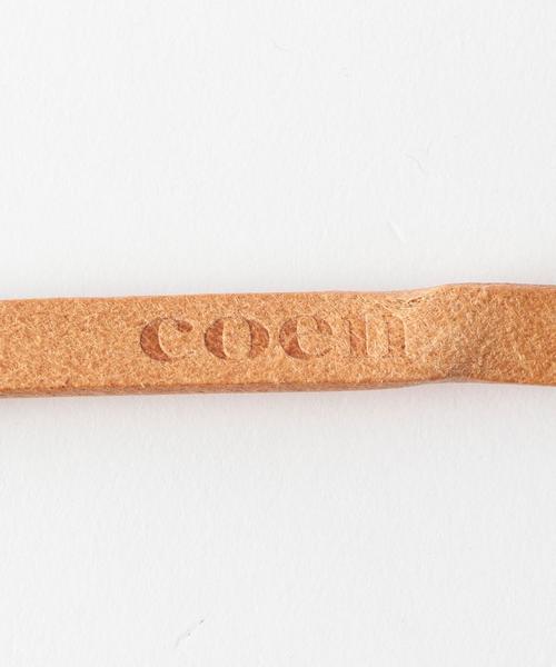 coen（コーエン）の「コンチョベルト（ベルト・レディース・ベージュ/ダークブラウン・FREE）」の5枚目の写真