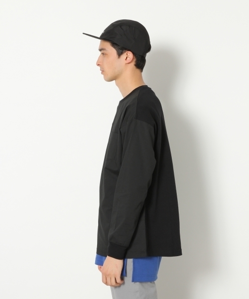 RAGEBLUE(レイジブルー)の「フハク切り替えプルオーバー/747554(Tシャツ/カットソー・メンズ・ブラック/ホワイト/ネイビー・MEDIUM/LARGE/SMALL)」の17枚目の写真