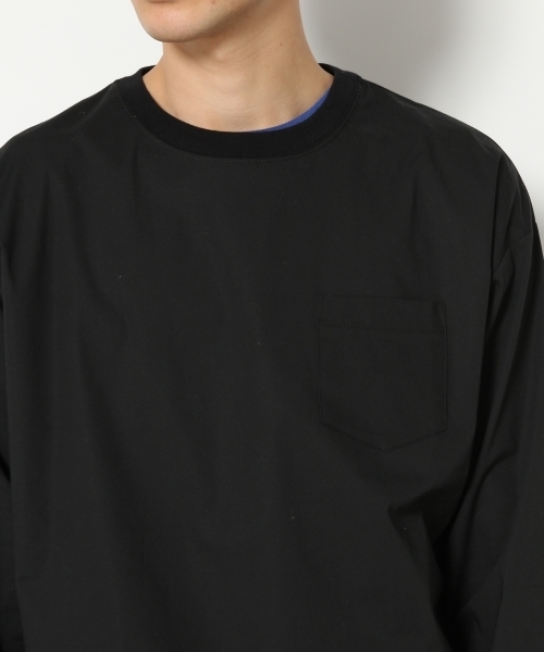 RAGEBLUE(レイジブルー)の「フハク切り替えプルオーバー/747554(Tシャツ/カットソー・メンズ・ブラック/ホワイト/ネイビー・MEDIUM/LARGE/SMALL)」の11枚目の写真