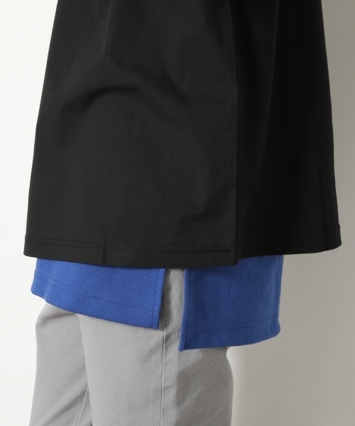 RAGEBLUE(レイジブルー)の「フハク切り替えプルオーバー/747554(Tシャツ/カットソー・メンズ・ブラック/ホワイト/ネイビー・MEDIUM/LARGE/SMALL)」の14枚目の写真