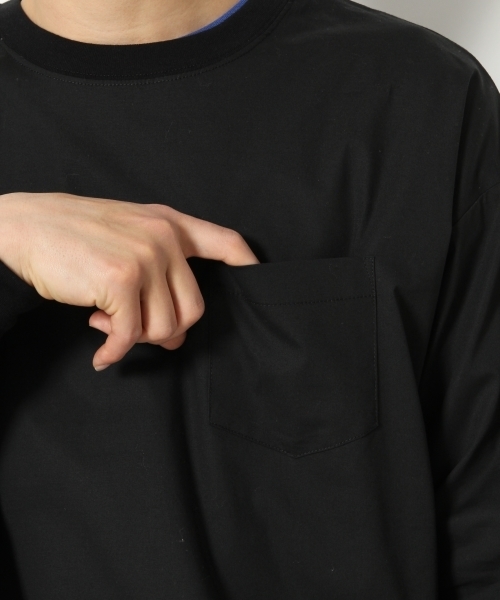 RAGEBLUE(レイジブルー)の「フハク切り替えプルオーバー/747554(Tシャツ/カットソー・メンズ・ブラック/ホワイト/ネイビー・MEDIUM/LARGE/SMALL)」の15枚目の写真