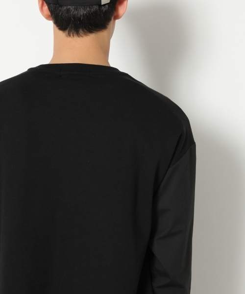 RAGEBLUE(レイジブルー)の「フハク切り替えプルオーバー/747554(Tシャツ/カットソー・メンズ・ブラック/ホワイト/ネイビー・MEDIUM/LARGE/SMALL)」の4枚目の写真