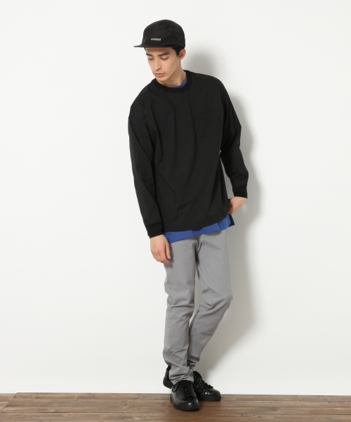 RAGEBLUE(レイジブルー)の「フハク切り替えプルオーバー/747554(Tシャツ/カットソー・メンズ・ブラック/ホワイト/ネイビー・MEDIUM/LARGE/SMALL)」の8枚目の写真