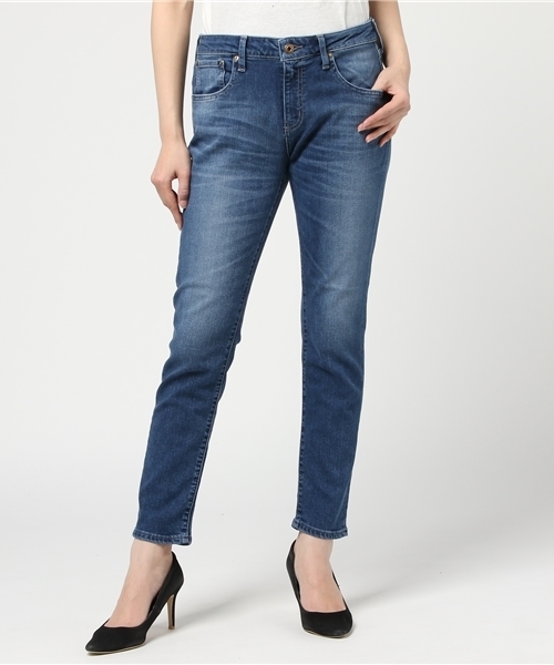 fireservice(ファイヤーサービス)の「【Fire Service / ファイヤーサービス】 ルーズフィットスキニーデニム MID USED(デニムパンツ・レディース・インディゴブルー・24/25/23/26)」の12枚目の写真