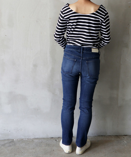 fireservice(ファイヤーサービス)の「【Fire Service / ファイヤーサービス】 ルーズフィットスキニーデニム MID USED(デニムパンツ・レディース・インディゴブルー・24/25/23/26)」の15枚目の写真