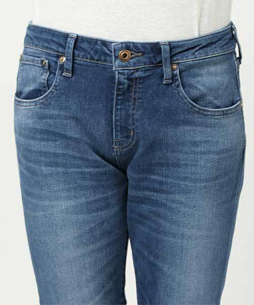 fireservice(ファイヤーサービス)の「【Fire Service / ファイヤーサービス】 ルーズフィットスキニーデニム MID USED(デニムパンツ・レディース・インディゴブルー・24/25/23/26)」の5枚目の写真